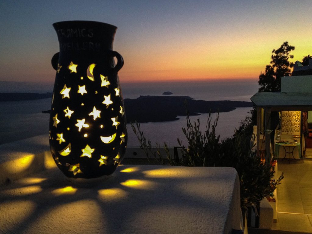 Night light Santorini